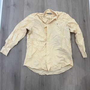 Southern Marsh Men's Light Yellow Button Down Shirt